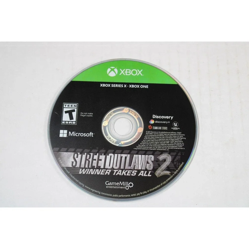 Street Outlaws 2: Winner Takes All (Microsoft Xbox One-Series X) Disk Only
